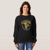 Albuquerque Drinking Team Captain Funny Beer Humo Sweatshirt (Vorne ganz)