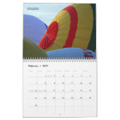 Albuquerque-Herbstfarben Kalender (Feb 2027)