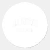 Albuquerque High School Hs Albuquerque Nm Retro Sp Runder Aufkleber (Vorderseite)