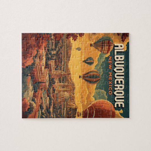 Albuquerque Hot Air Ballon Sunrise Puzzle (Horizontal)