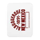 Albuquerque INC Magnet (Vertikal)