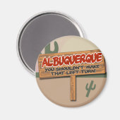 Albuquerque Links Magnet (Vorderseite/Rückseite)