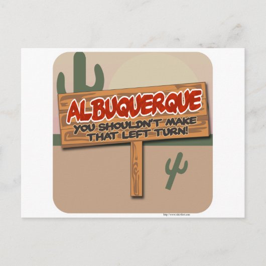 Albuquerque Links Postkarte (Vorderseite)
