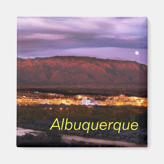 Albuquerque neuer mexico-Magnet Magnet (Vorne)