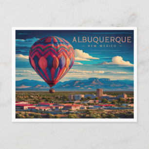 Albuquerque New Mexico a Hot Air Balloons Postkarte