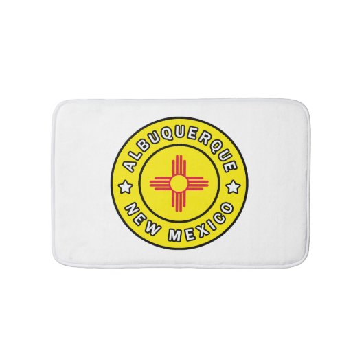 Albuquerque New Mexico Badematte (Vorderseite)
