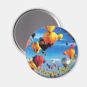 Albuquerque New Mexico Ballon Festival Magnet (Vorderseite/Rückseite)