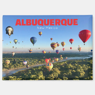 Albuquerque New Mexico Ballonfestival Magnet