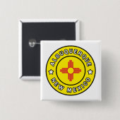 Albuquerque New Mexico Button (Vorne & Hinten)