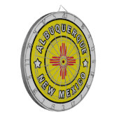 Albuquerque New Mexico Dartscheibe (Vorderseite Links)