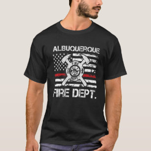 Albuquerque New Mexico Feuerwehr Thin Red Li T-Shirt
