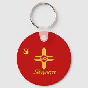 Albuquerque (New Mexico) Flag Schlüsselanhänger