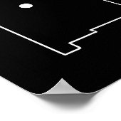 Albuquerque New Mexico Funny Phonetic Gag Gift  Poster (Ecke)