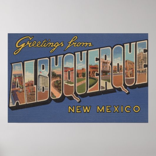 Albuquerque, New Mexico - Große Briefszenen Poster (Vorne)