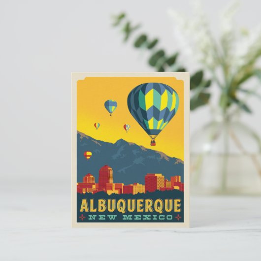 Albuquerque, New Mexico | Heißluftballons Postkarte (Stehend Vorderseite)