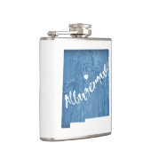 Albuquerque New Mexico Holzkörner Flachmann (Rechts)