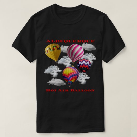 Albuquerque New Mexico Hot Air Ballon Fiesta T-Shirt (Design vorne)
