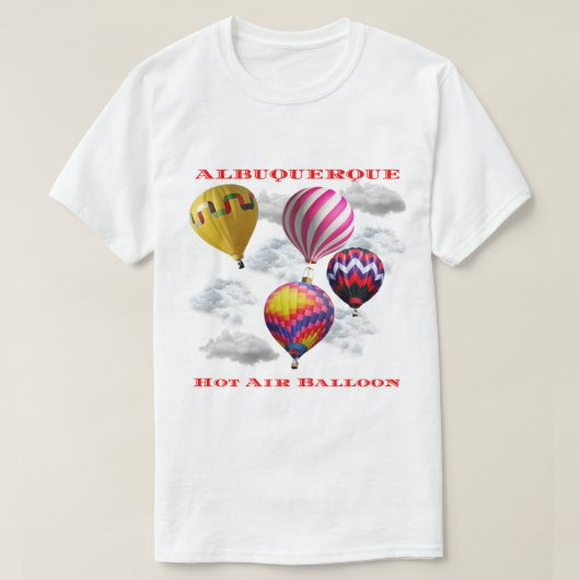 Albuquerque New Mexico Hot Air Ballon Fiesta T-Shirt (Design vorne)