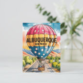 Albuquerque New Mexico Hot Air Balloons Postkarte (Stehend Vorderseite)