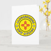 Albuquerque New Mexico Karte (Gelbe Blume)