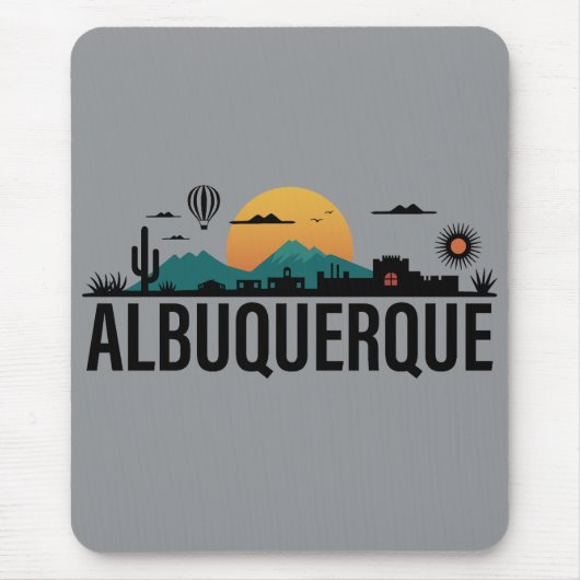 Albuquerque New Mexico Mousepad (Vorne)