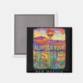 Albuquerque New Mexico Nm Desert Oasis Sd316 Magnet (Vorderseite/Rückseite)