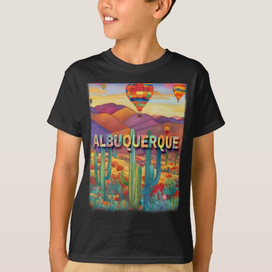 Albuquerque New Mexico Nm Desert Oasis Sd316 T-Shirt (Vorderseite)