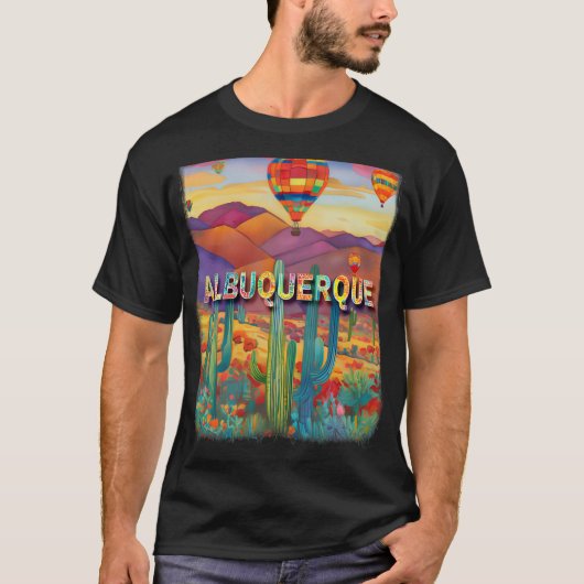 Albuquerque New Mexico Nm Desert Oasis Sd316 T-Shirt (Vorderseite)