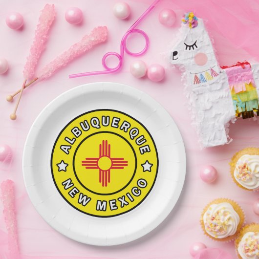 Albuquerque New Mexico Pappteller (Party)