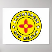 Albuquerque New Mexico Poster (Vorne)