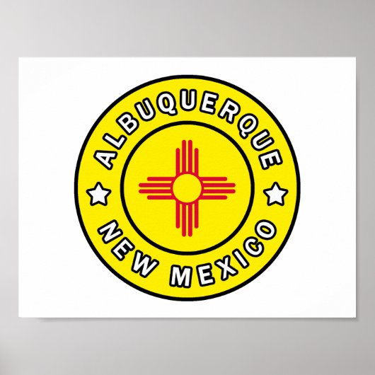 Albuquerque New Mexico Poster (Vorne)