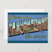 Albuquerque New Mexico Postkarte (Vorne/Hinten)