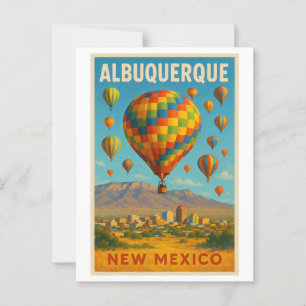 Albuquerque New Mexico Postkarte