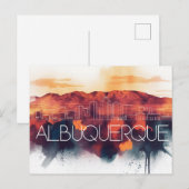 Albuquerque New Mexico Postkarte (Vorne/Hinten)