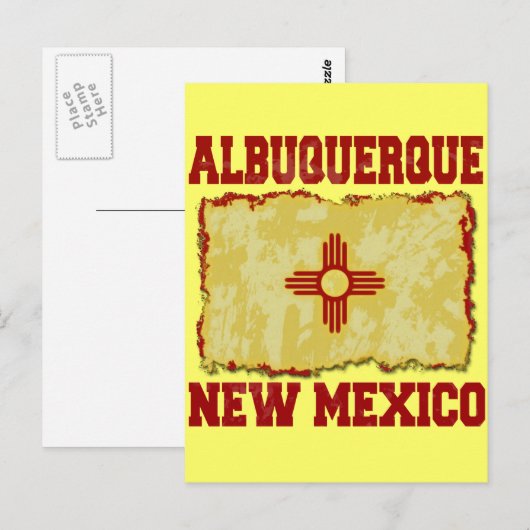Albuquerque, New Mexico Postkarte (Vorne/Hinten)
