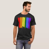 Albuquerque New Mexico Rainbow LGBT Gay Pride T-Shirt (Vorne ganz)