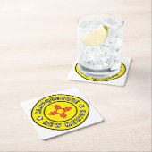 Albuquerque New Mexico Rechteckiger Pappuntersetzer (Vor Ort)