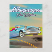 Albuquerque New Mexico Reiseplakat Postkarte (Vorderseite)