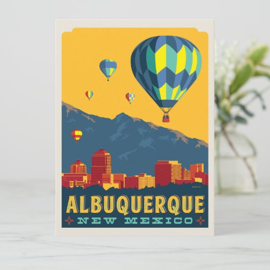 Albuquerque, New Mexico | SAVE THE DATE - FOTO (Stehend Vorderseite)