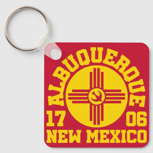 Albuquerque, New Mexico Schlüsselanhänger (Vorderseite)