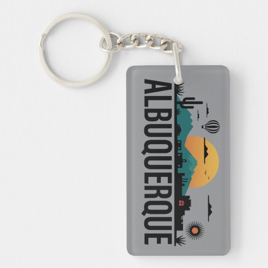 Albuquerque New Mexico Schlüsselanhänger (Vorderseite)