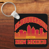 Albuquerque, New Mexico Schlüsselanhänger (Vorderseite)