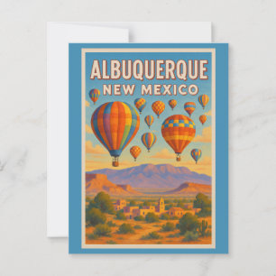 Albuquerque New Mexico Skies Postkarte