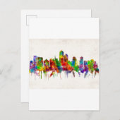 Albuquerque New Mexico Skyline Einladungspostkarte (Vorne/Hinten)