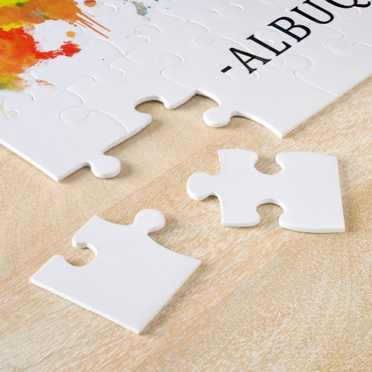 Albuquerque New Mexico Skyline Puzzle (Seite)