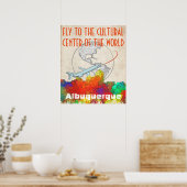 Albuquerque New Mexico Skyline-SG Poster (Küche)