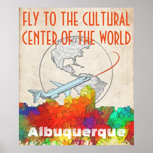 Albuquerque New Mexico Skyline-SG Poster (Vorne)