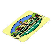 Albuquerque New Mexico Stadt Andenken Magnet (Linke Seite)