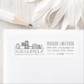 Albuquerque, New Mexico Stylized Skyline | (Insitu)