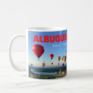 Albuquerque New Mexico Tasse Heißluftballons